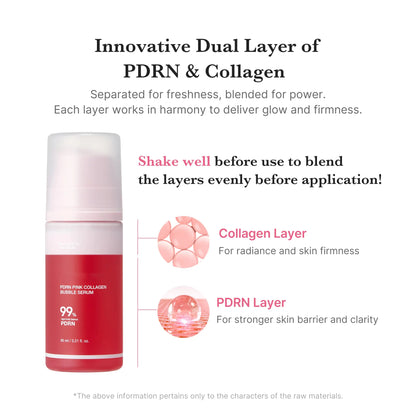 PDRN Pink Collagen Bubble Serum